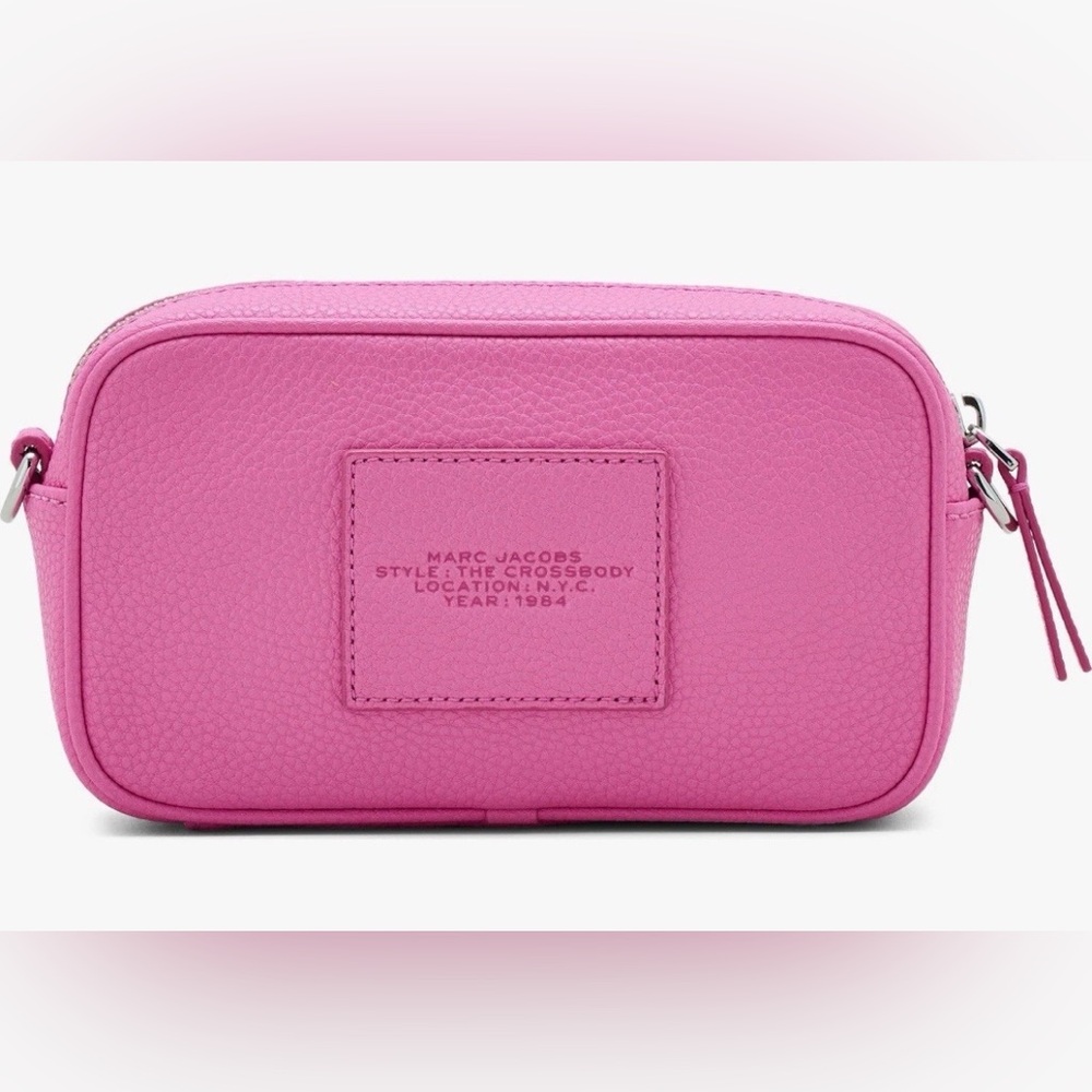 Marc Jacobs The Leather Crossbody Bag Bow Pink - Picture 3 of 7